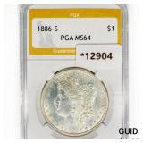 1886-S Morgan Silver Dollar PGA MS64 1886-S Morgan Silver Dollar PGA MS64