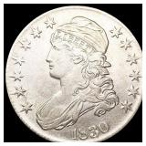 1830 Capped Bust Half Dollar LIGHTLY CIRCULATED 1830 Capped Bust Half Dollar LIGHTLY CIRCULATED