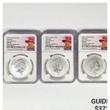2023 Set (3) 1oz G.B. S2£ NGC GEM UNC Q. 2023 Set (3) 1oz G.B. S2£ NGC GEM UNC Q.