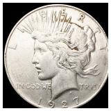 1927-D Silver Peace Dollar NEARLY UNCIRCULATED 1927-D Silver Peace Dollar NEARLY UNCIRCULATED
