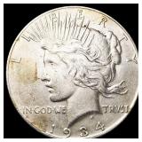 1934-D Silver Peace Dollar NEARLY UNCIRCULATED 1934-D Silver Peace Dollar NEARLY UNCIRCULATED