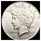 1926-S Silver Peace Dollar CLOSELY UNCIRCULATED 1926-S Silver Peace Dollar CLOSELY UNCIRCULATED