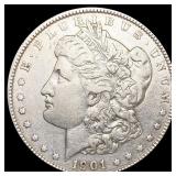 1901 Morgan Silver Dollar CLOSELY UNCIRCULATED 1901 Morgan Silver Dollar CLOSELY UNCIRCULATED