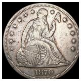 1870 Seated Liberty Dollar LIGHTLY CIRCULATED 1870 Seated Liberty Dollar LIGHTLY CIRCULATED