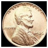 1926-S Wheat Cent NEARLY UNCIRCULATED 1926-S Wheat Cent NEARLY UNCIRCULATED