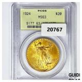 1924 $20 Gold Double Eagle PCGS MS63 1924 $20 Gold Double Eagle PCGS MS63
