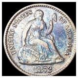 1872 Seated Liberty Half Dime CLOSELY 1872 Seated Liberty Half Dime CLOSELY