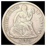 1869-S Seated Liberty Dime NICELY CIRCULATED 1869-S Seated Liberty Dime NICELY CIRCULATED