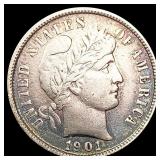 1901 Barber Dime LIGHTLY CIRCULATED 1901 Barber Dime LIGHTLY CIRCULATED