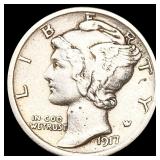 1917-S Mercury Dime NICELY CIRCULATED 1917-S Mercury Dime NICELY CIRCULATED