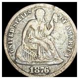 1876-CC Seated Liberty Dime NICELY CIRCULATED 1876-CC Seated Liberty Dime NICELY CIRCULATED