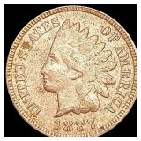 1887 Indian Head Cent ABOUT UNCIRCULATED 1887 Indian Head Cent ABOUT UNCIRCULATED