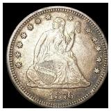 1876 Seated Liberty Quarter CLOSELY UNCIRCULATED 1876 Seated Liberty Quarter CLOSELY UNCIRCULATED