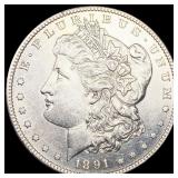 1891-S Morgan Silver Dollar UNCIRCULATED 1891-S Morgan Silver Dollar UNCIRCULATED