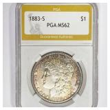 1883-S Morgan Silver Dollar PGA MS62 1883-S Morgan Silver Dollar PGA MS62
