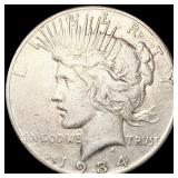 1934-S Silver Peace Dollar LIGHTLY CIRCULATED 1934-S Silver Peace Dollar LIGHTLY CIRCULATED