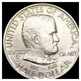 1922 /w STAR Grant Half Dollar UNCIRCULATED 1922 /w STAR Grant Half Dollar UNCIRCULATED