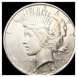 1925-S Silver Peace Dollar CLOSELY UNCIRCULATED 1925-S Silver Peace Dollar CLOSELY UNCIRCULATED