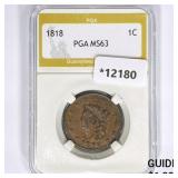 1818 Large Cent PGA MS63 1818 Large Cent PGA MS63