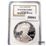 1986-S American Silver Eagle NGC PF69 UC 1986-S American Silver Eagle NGC PF69 UC