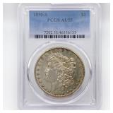 1890-S Morgan Silver Dollar PCGS AU55 1890-S Morgan Silver Dollar PCGS AU55
