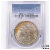 1884-CC Morgan Silver Dollar PCGS MS62 1884-CC Morgan Silver Dollar PCGS MS62