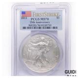 2011 American Silver Eagle PCGS MS70 25th Anniv. 2011 American Silver Eagle PCGS MS70 25th Anniv.