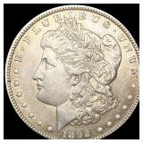 1892 Morgan Silver Dollar ABOUT UNCIRCULATED 1892 Morgan Silver Dollar ABOUT UNCIRCULATED