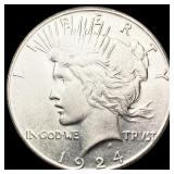 1924-S Silver Peace Dollar LIGHTLY CIRCULATED 1924-S Silver Peace Dollar LIGHTLY CIRCULATED