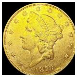 1878-S $20 Gold Double Eagle CLOSELY UNCIRCULATED 1878-S $20 Gold Double Eagle CLOSELY UNCIRCULATED
