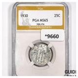 1930 Standing Liberty Quarter PGA MS65 70% FH 1930 Standing Liberty Quarter PGA MS65 70% FH