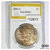 1880-O Morgan Silver Dollar PGA MS65+ 1880-O Morgan Silver Dollar PGA MS65+