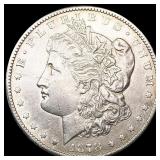 1878-CC Morgan Silver Dollar NEARLY UNCIRCULATED 1878-CC Morgan Silver Dollar NEARLY UNCIRCULATED