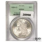 1884-O Morgan Silver Dollar PCGS MS64 1884-O Morgan Silver Dollar PCGS MS64