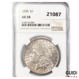 1898 Morgan Silver Dollar NGC AU58 1898 Morgan Silver Dollar NGC AU58