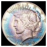 1934-S Silver Peace Dollar UNCIRCULATED 1934-S Silver Peace Dollar UNCIRCULATED