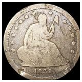 1839 Seated Liberty Quarter NICELY CIRCULATED 1839 Seated Liberty Quarter NICELY CIRCULATED