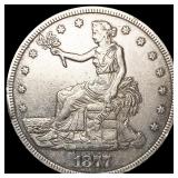 1877-S Silver Trade Dollar NEARLY UNCIRCULATED 1877-S Silver Trade Dollar NEARLY UNCIRCULATED