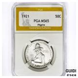 1921 Pilgrim Half Dollar PGA MS65 1921 Pilgrim Half Dollar PGA MS65