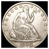 1858-O Seated Liberty Half Dollar CLOSELY 1858-O Seated Liberty Half Dollar CLOSELY