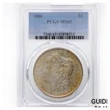 1886 Morgan Silver Dollar PCGS MS65 1886 Morgan Silver Dollar PCGS MS65