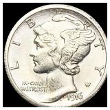 1916-S Mercury Dime UNCIRCULATED 1916-S Mercury Dime UNCIRCULATED