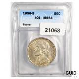 1936-S Boone Half Dollar ICG MS63 1936-S Boone Half Dollar ICG MS63
