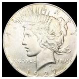 1927-D Silver Peace Dollar CLOSELY UNCIRCULATED 1927-D Silver Peace Dollar CLOSELY UNCIRCULATED