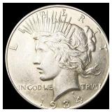1934-D Silver Peace Dollar CLOSELY UNCIRCULATED 1934-D Silver Peace Dollar CLOSELY UNCIRCULATED