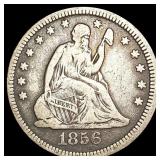 1855 Seated Liberty Quarter NICELY CIRCULATED 1855 Seated Liberty Quarter NICELY CIRCULATED