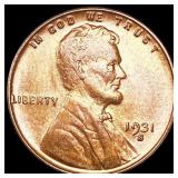 1931-S RD Wheat Cent UNCIRCULATED 1931-S RD Wheat Cent UNCIRCULATED