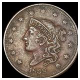 1838 Large Cent LIGHTLY CIRCULATED 1838 Large Cent LIGHTLY CIRCULATED