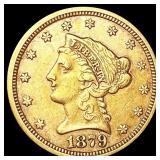 1879-S $2.50 Gold Quarter Eagle LIGHTLY 1879-S $2.50 Gold Quarter Eagle LIGHTLY