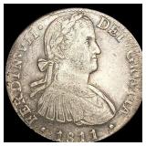 1811 Mexico Silver 8 Reales LIGHTLY CIRCULATED 1811 Mexico Silver 8 Reales LIGHTLY CIRCULATED